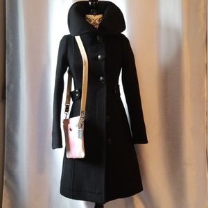 Soia & Kyo XXS black wool winter coat